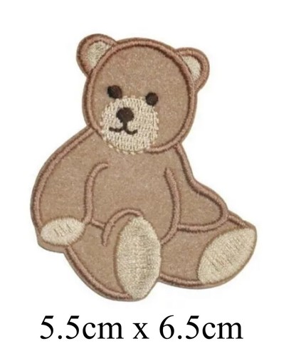 Teddy bear light brown - teddy, iron-on