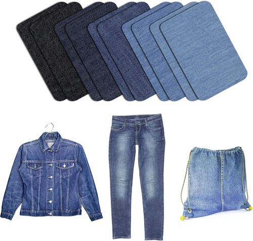 Pcs denim patches - denim,