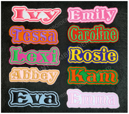 Personalised embroidered name - personalised,