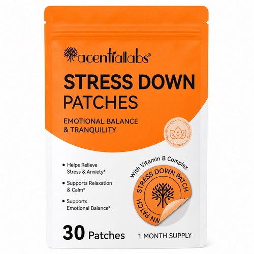 Stress down patches natural - patches,