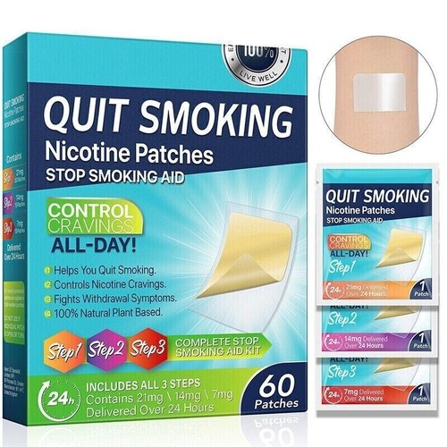 Stages nicotine transdermal - 3,