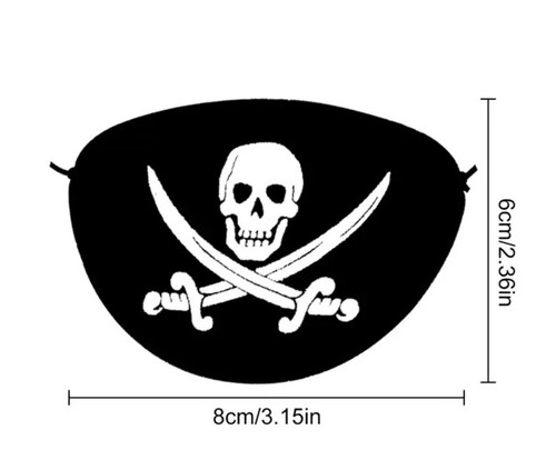 Pirate eye patch fancy dress - pirate,
