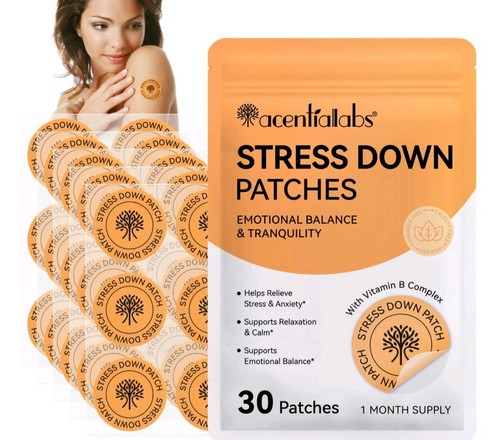 Stress down patches - down, 30